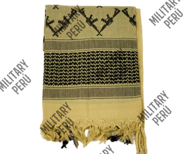 shemagh beige fusil