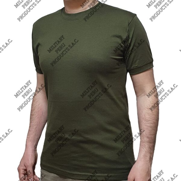 POLO ALGODÓN VERDE MILITAR 1