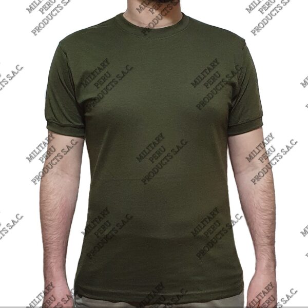 polo algodón verde militar