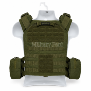 CHALECO TACTICO AMPI CON POUCH VERDE 2